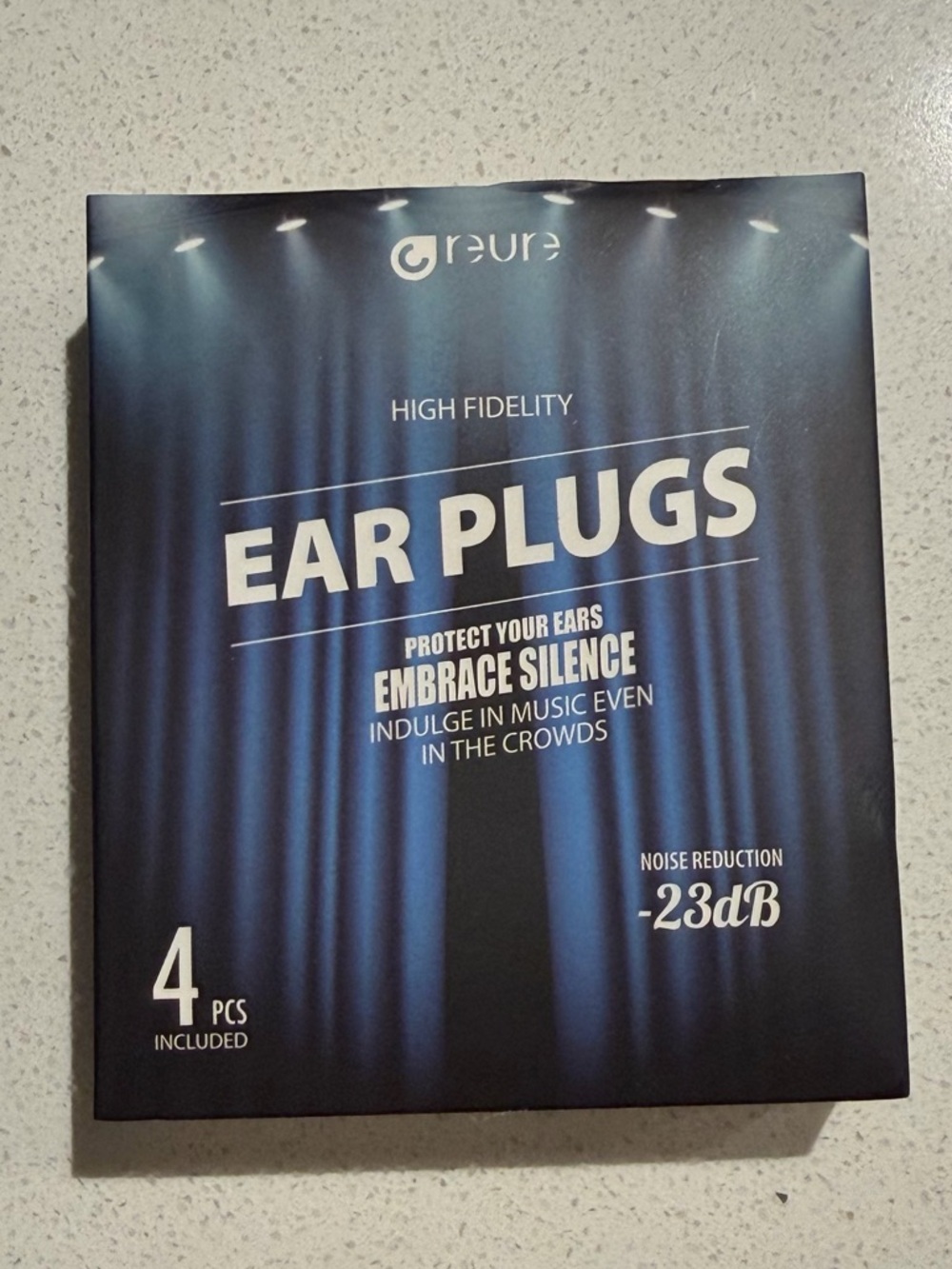High Fidelity Ear Plugs (Set of Two, Never Worn)